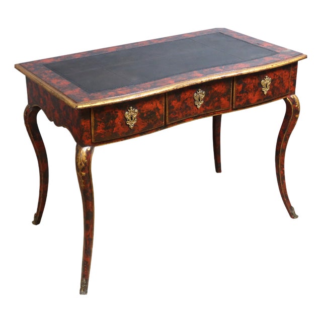 Antique Lacquered Desk, 1700s For Sale