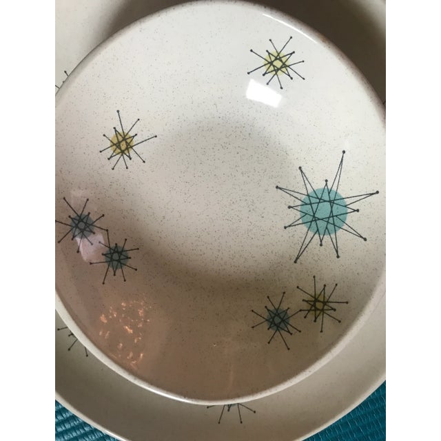 Very vintage Starburst China place setting. Dinner plate, bread plate, bowl, cup and saucer. Excellent vintage condition,...