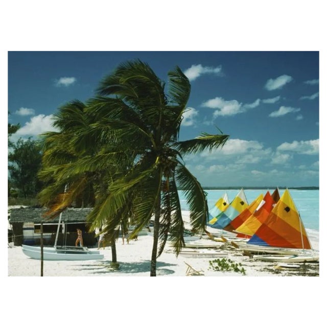 Slim Aarons, Treasure Cay, Estate Stamped Photographic Print, 1986 / 2020s For Sale