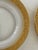 Boho Chic Splendid Antique Moser Glass Dessert Plates With Gold Trim- Set of 4 For Sale - Image 3 of 4