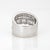 1970s 1970s 3.48ct Diamond Cigar Band Sz 8.25 Ring Mixed Cuts 18k White Gold Fine Jewelry For Sale - Image 5 of 6