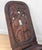 Vintage African Mahogany Elephant & Giraffe Carved Slipper Chairs - A Pair For Sale - Image 9 of 12