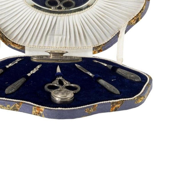 19th Century Silver Toiletry Cases, Set of 2 For Sale - Image 5 of 6