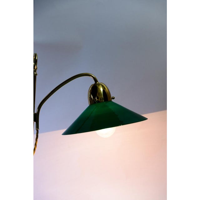 Art Deco Hight Adjustable Condor Table Lamp with Original Glass Shade, 1920s For Sale - Image 10 of 16