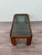 1970s Vintage Italian Coffee Table in Wood with Smoked Glass Top, 1970s For Sale - Image 5 of 10