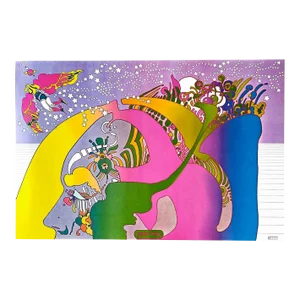 1970 Peter Max Pop Art Poster 17 Nutriment Number 2