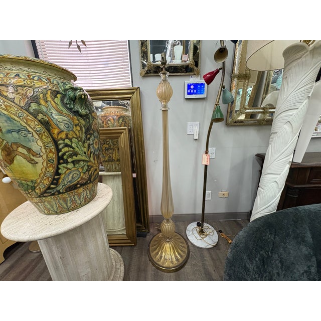 1940s Murano Glass Floor Lamp by Seguso For Sale - Image 13 of 13
