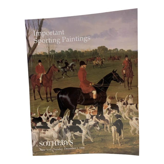 1998 Sotheby's Sporting Paintings Catalog For Sale