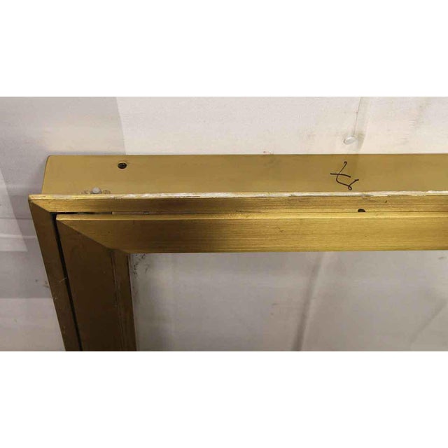 Recessed Brass Display Case With Bulletproof Glass Chairish