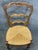 Set of 4 Antique French Provincial Ladderback Dining Chairs | Louis XV Style Rush Seat For Sale - Image 6 of 10