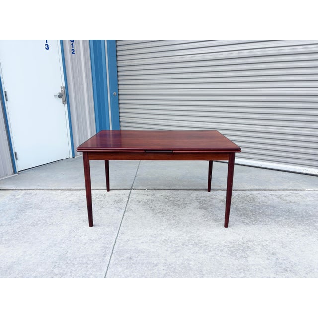 ✨ Danish Modern Teak Extendable Dining Table ✨ Elevate your dining space with this exquisite Danish modern teak extendable...