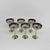 Mid-Century Italian Stainless Steel and Brass Champagne Coupes, 1970s, Set of 6 For Sale - Image 12 of 14