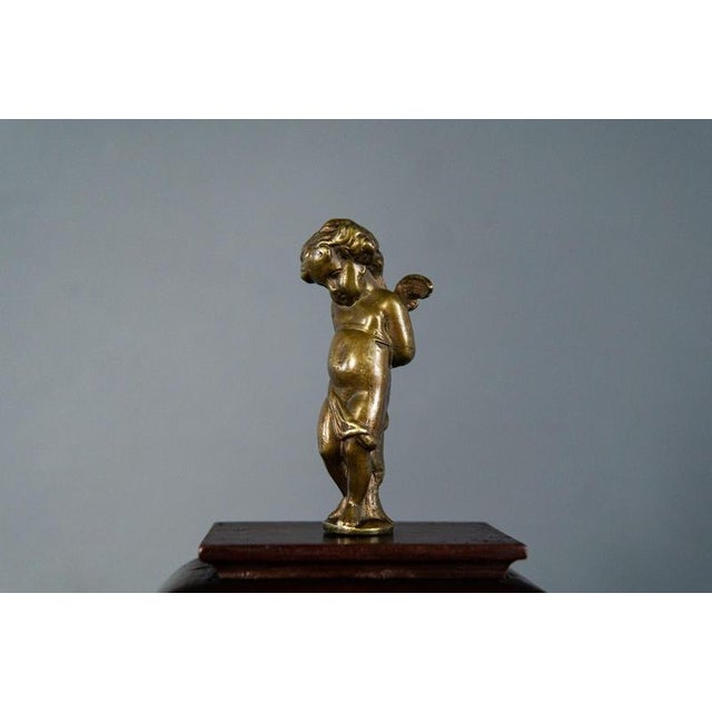 Metal Gründerzeit Table Clock from Lenzkirch, Late 19th Century For Sale - Image 7 of 18