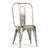 Crafted from iron with a beautifully weathered, hand-finished character, this vintage-inspired dining chair brings an...