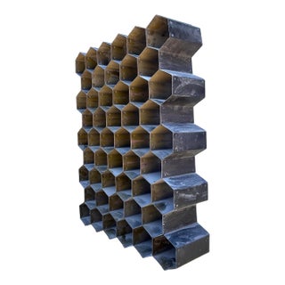 Vintage Abstract Honeycomb Sculpture For Sale