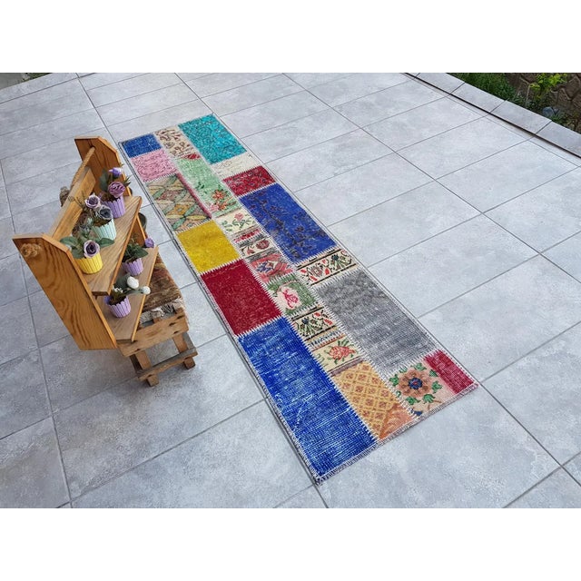 Vintage Wool Anatolian Carpet For Sale - Image 6 of 10