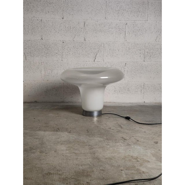 Lesbo Table Lamp in Blown Glass attributed to Angelo Mangiarotti for Artemide, 1970s For Sale - Image 6 of 15