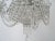 Italian Completely Beaded Basket Crystal Prisms Silver Chandelier, C 1940 For Sale - Image 10 of 13