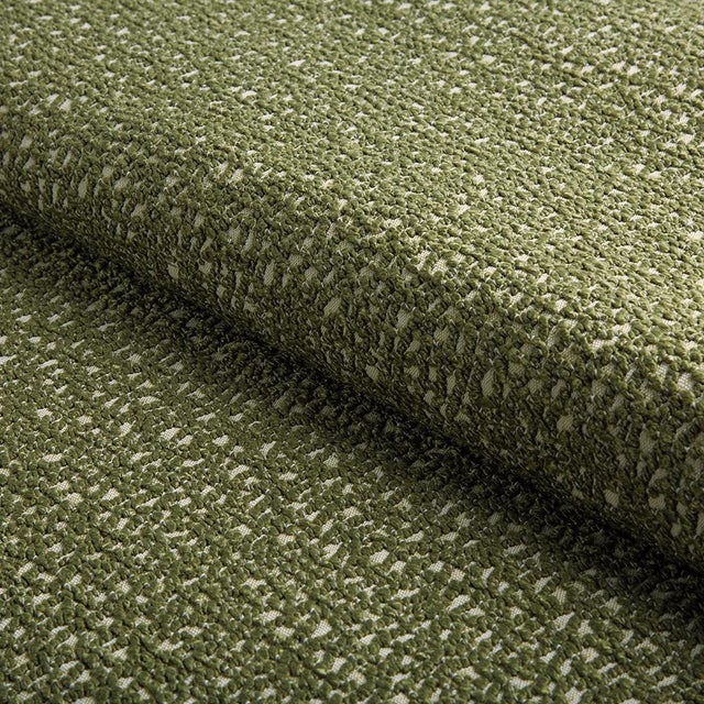 Serra Woven Pillow Cover in Chive Green, 22x22 Pillow For Sale - Image 4 of 4