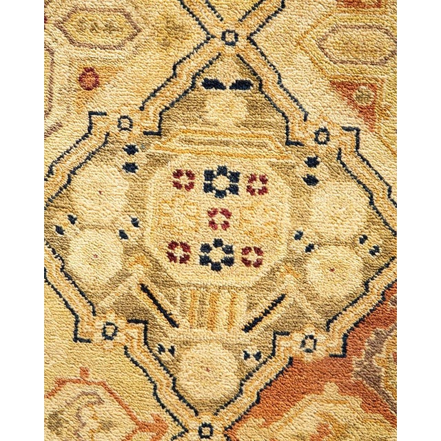 Traditional Eclectic, One-of-a-Kind Hand-Knotted Area Rug in Brown, 9' 2" x 11' 7" For Sale - Image 3 of 8