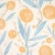 Contemporary Sample - Schumacher Mirabelle Fabric in Yellow & Sky For Sale - Image 3 of 6