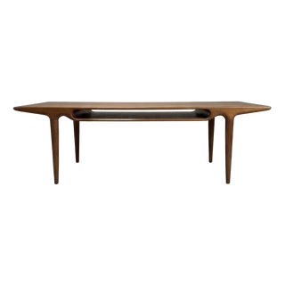 Danish Teak Coffee Table attributed to Johannes Andersen, 1960s For Sale