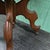 Stone Traditional Wooden Marble Top Side Table With Casters For Sale - Image 7 of 10