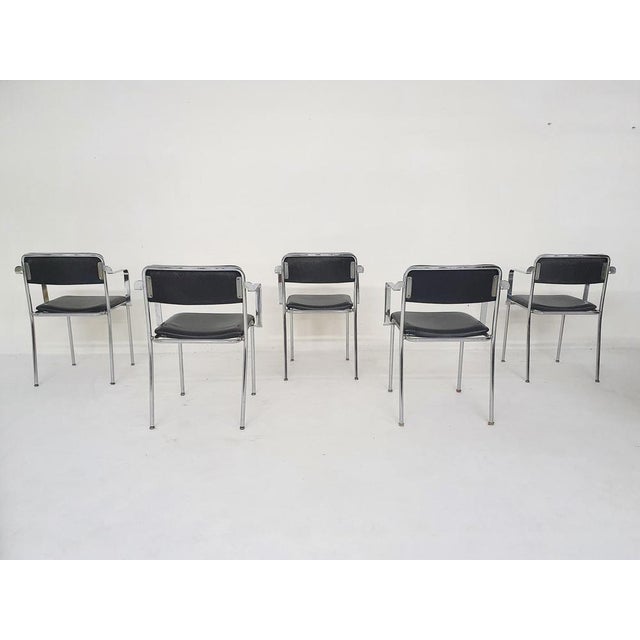 Dining Chairs by Aryform, Sweden, 1970s, Set of 5 For Sale - Image 6 of 15