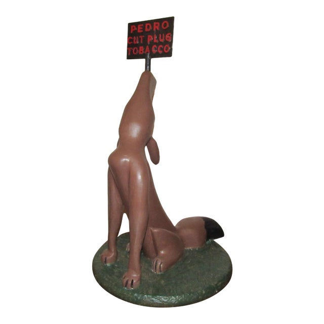 Vintage Promotional Fox Sculpture For Sale