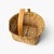 Farmhouse Vintage French Square Splint Wood Gathering Basket — Hand‑Woven Market Tote For Sale - Image 3 of 7