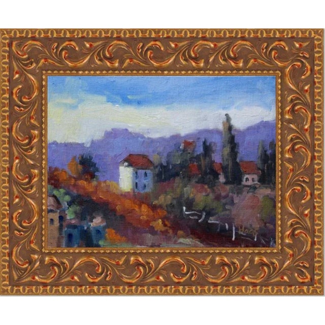 "Tuscany Glow" Contemporary Landscape Oil Painting For Sale - Image 9 of 12