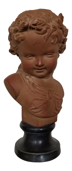 1960s Small French Style Terracotta Bust