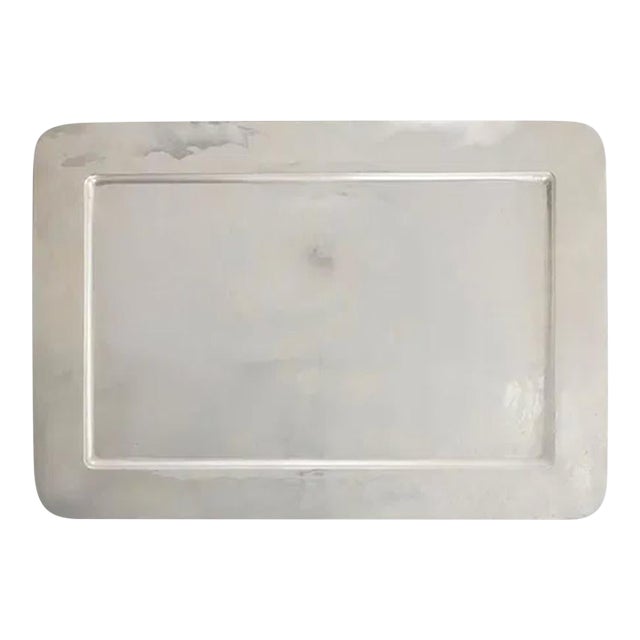 Gabriella Crespi Silver Tray For Sale