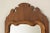1970s Brandt Queen Anne Style Walnut Looking Glass Wall Mirror For Sale In Philadelphia - Image 6 of 13