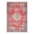 1970s Vintage Turkish Handmade Wool Cotton Red Area Rug For Sale