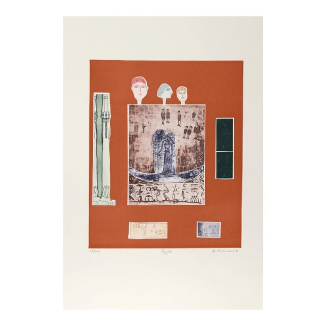 Mireille Kramer, Egypte, Etching For Sale