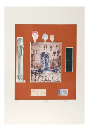 Mireille Kramer, Egypte, Etching