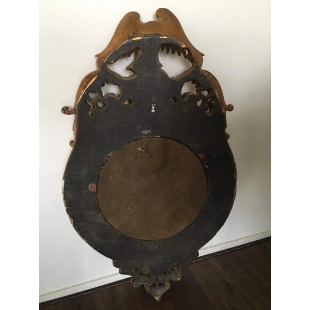 Vintage Regency Style Gilded Mirror, 1970s For Sale - Image 7 of 8