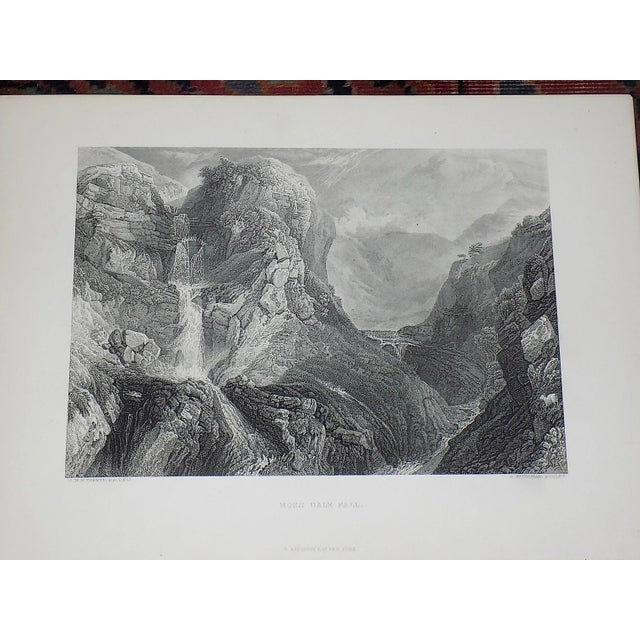 Realism Authentic Antique 19th Century J.M.W..Turner. British Landscape Engravings - Set of 6 For Sale - Image 3 of 8