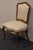 Drexel Drexel Furniture Country French Provincial Style Upholstered Dining Side Chair For Sale - Image 4 of 8