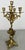 Vintage French Ornate 5-Arm Candelabras, Set of 2 For Sale - Image 6 of 14