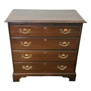 Vintage Chippendale Style Bachelor Chest With Brushing Slide For Sale