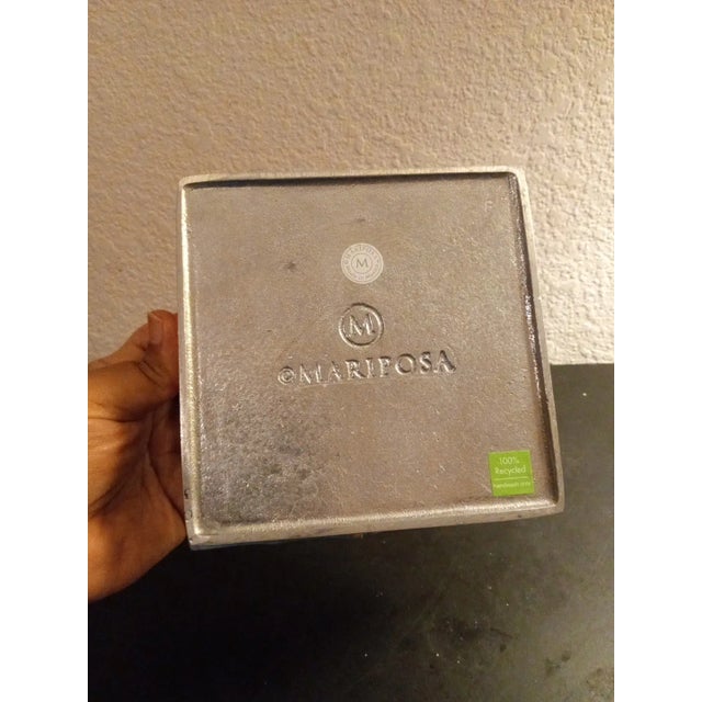 Gorgeous Mariposa Silver Tone Napkin Holder Made in Mexico. For Sale - Image 4 of 5