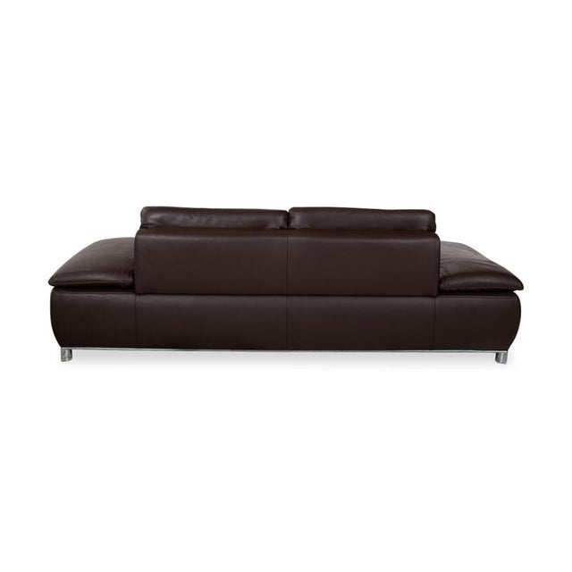 Volare Leather 3-Seater Brown Manual Function Sofa from Koinor For Sale - Image 15 of 17