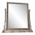 Art Deco Swing Tilt Photo Frame 8x10 Distressed Silver Wood Vanity Table Frame For Sale