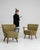 Pair of Mid-Century Modern Upholstered Armchairs, Antique, Denmark, 20th Century For Sale - Image 13 of 13