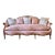 1960s Vintage French Louis XV-Style Sofa – Blush Pink & Carved Wood For Sale