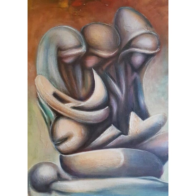 Justin Pelissier, Les 3 Saintes Amarie, 1970s, Oil on Canvas For Sale - Image 16 of 17