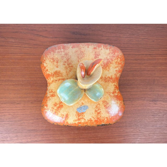 Art Deco German Ceramic Bowl with Lid from Carstens Pottery For Sale - Image 3 of 17