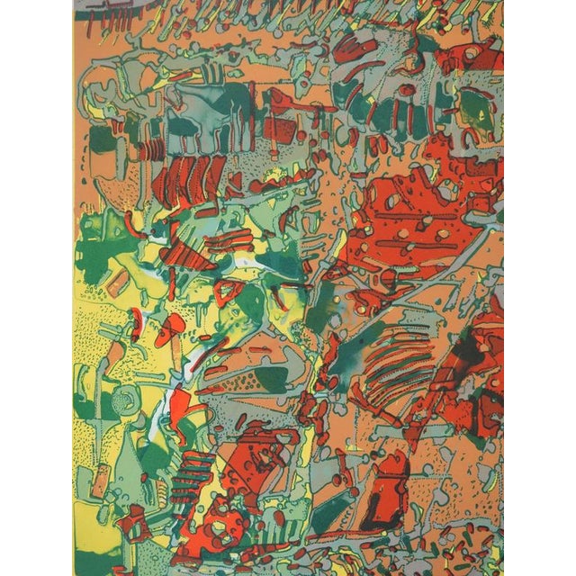 Jean-Pierre Vielfaure: Chaos, Lithograph For Sale - Image 6 of 9